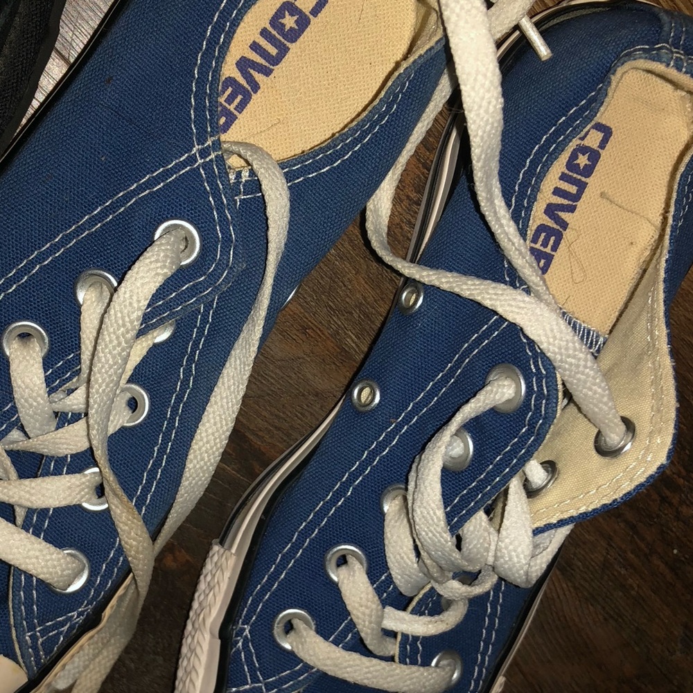 Blue converse